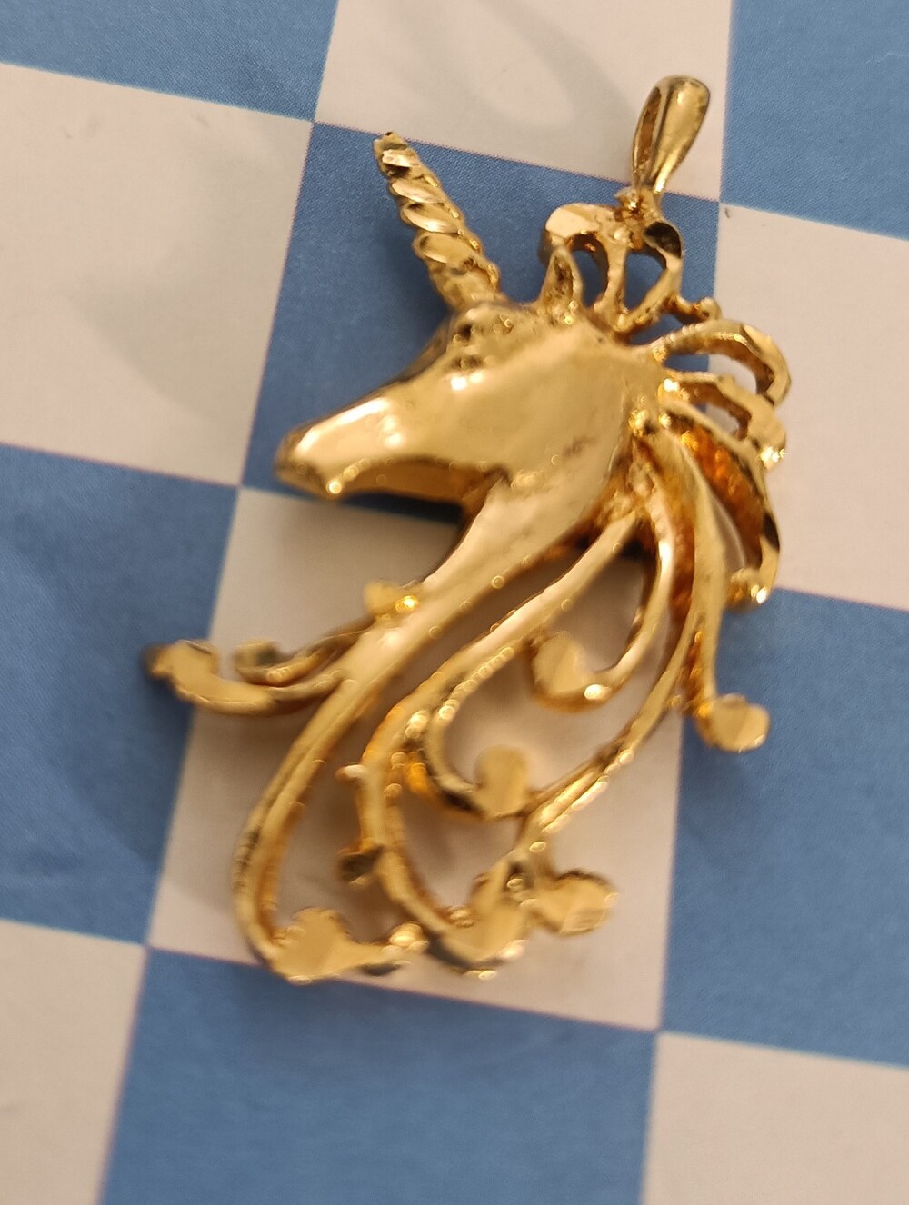 Gold Unicorn Pendant Necklace Charm - Women Jewelry Necklaces